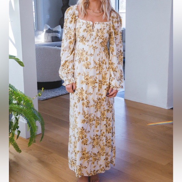 Free People Dresses & Skirts - Free People Jaymes Midi Floral Dress